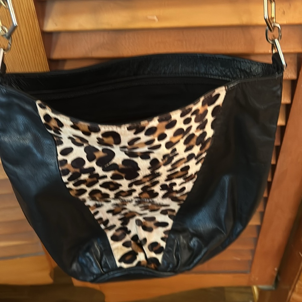 Animal print hobo bag pre owned - Picture 2 of 4